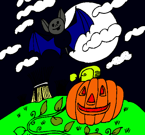 Paisaje de Halloween