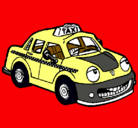 Dibujo Herbie Taxista pintado por rafillacasares