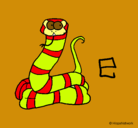 Dibujo Serpiente pintado por LUCAS