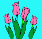 Dibujo Tulipanes pintado por mercedeskitty