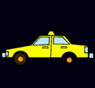 Dibujo Taxi pintado por antony