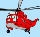 Dibujo Helicóptero al rescate pintado por nardfhgiop.