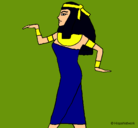 Dibujo Bailarina egipcia  pintado por belen