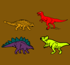 Dibujo Dinosaurios de tierra pintado por FLAVIO
