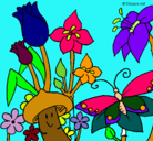 Dibujo Fauna y flora pintado por rachel
