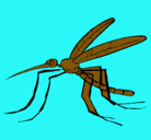 Dibujo Mosquito pintado por mariane