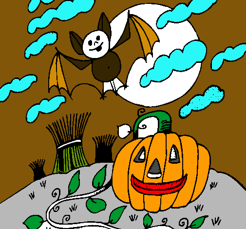 Paisaje de Halloween