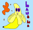 Dibujo Banana pintado por mariana