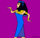 Dibujo Bailarina egipcia  pintado por maryfer