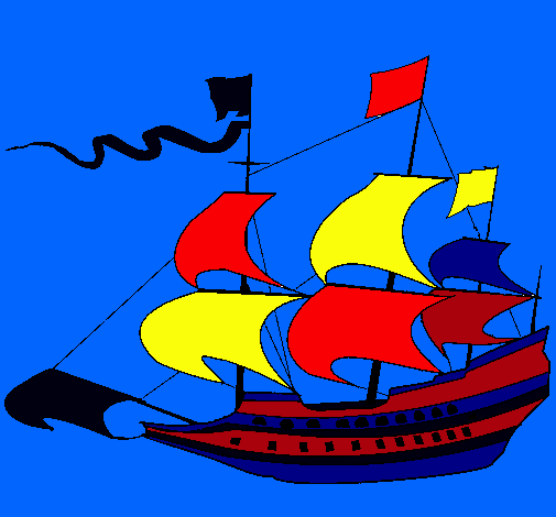 Velero del siglo XVII