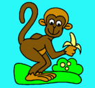 Dibujo Mono pintado por jairto