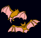 Dibujo Un par de murciélagos pintado por anngelo