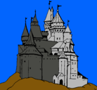 Dibujo Castillo medieval pintado por rafa