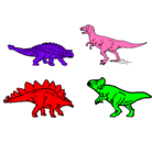 Dibujo Dinosaurios de tierra pintado por cesaromar
