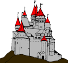 Dibujo Castillo medieval pintado por ulises