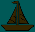 Dibujo Barco velero pintado por brian