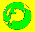 Dibujo Planeta Tierra pintado por miltonjosesierrafarelo