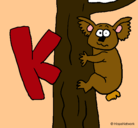 Dibujo Koala pintado por aya