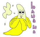 Dibujo Banana pintado por ailen