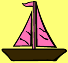 Dibujo Barco velero pintado por GUILLERMO