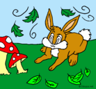 Dibujo Conejo pintado por paola