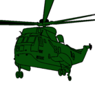 Dibujo Helicóptero al rescate pintado por ALEJANDRO