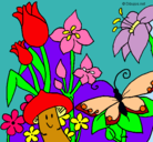 Dibujo Fauna y flora pintado por dani