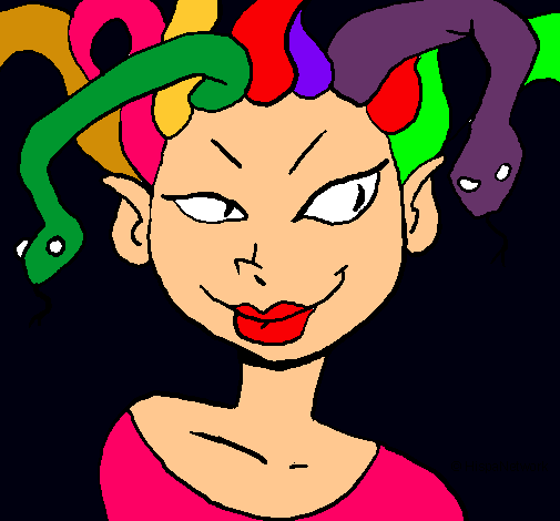 Mujer medusa