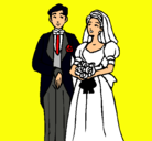 Dibujo Marido y mujer III pintado por andrea
