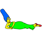 Dibujo Marge pintado por ronaldjose