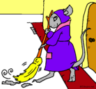 Dibujo La ratita presumida 1 pintado por CLAUDIA