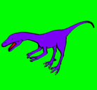 Dibujo Velociraptor II pintado por josito