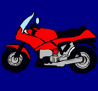 Dibujo Motocicleta pintado por philip