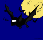 Dibujo Murciélago loco pintado por eugenio