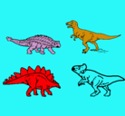 Dibujo Dinosaurios de tierra pintado por IZAN