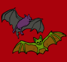 Dibujo Un par de murciélagos pintado por brunohx