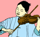 Dibujo Violinista pintado por AidaEmilia