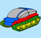 Dibujo Nave tanque pintado por alan