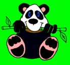 Dibujo Oso panda pintado por CAMILO