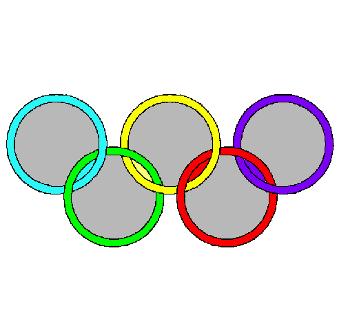  Dibujo de Anillas de los juegos olimpícos pintado por Olimpiadas en Dibujos.net el día