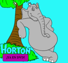 Dibujo Horton pintado por estive