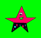 Dibujo Estrella 3 pintado por bobespojaypatricio