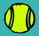 Dibujo Pelota de tenis pintado por Sílvia