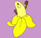 Dibujo Banana pintado por lauraleon