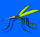 Dibujo Mosquito pintado por francisco