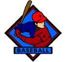 Dibujo Logo de béisbol pintado por ANDY