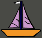 Dibujo Barco velero pintado por aaron