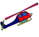 Dibujo Helicóptero de juguete pintado por pau