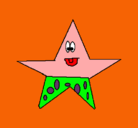 Dibujo Estrella 3 pintado por panchita