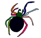 Dibujo Araña venenosa pintado por samuel